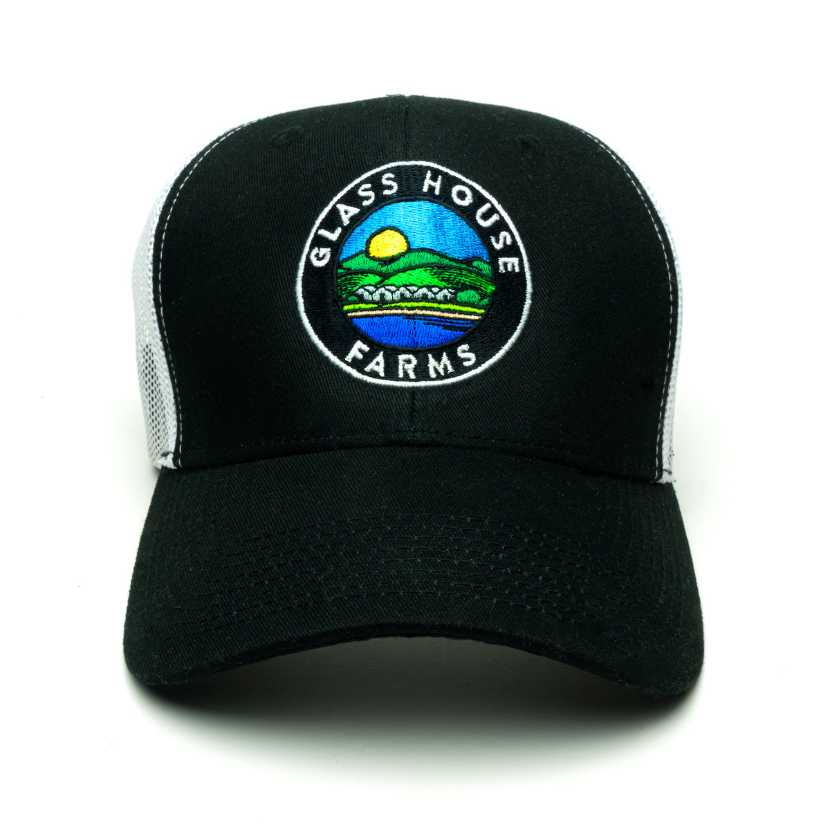 GHF LOGO TRUCKER HAT Glass House Farms Merchandise